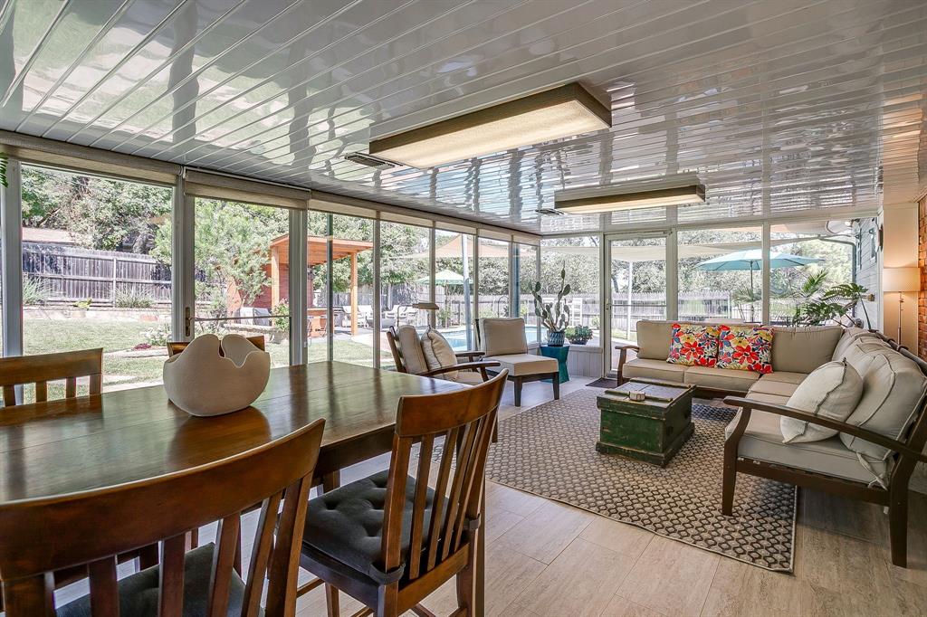 1816 Granada Road Fort Worth, TX 76116 - Photo 32 of 40 a outdoor space with lots of furniture and large windows