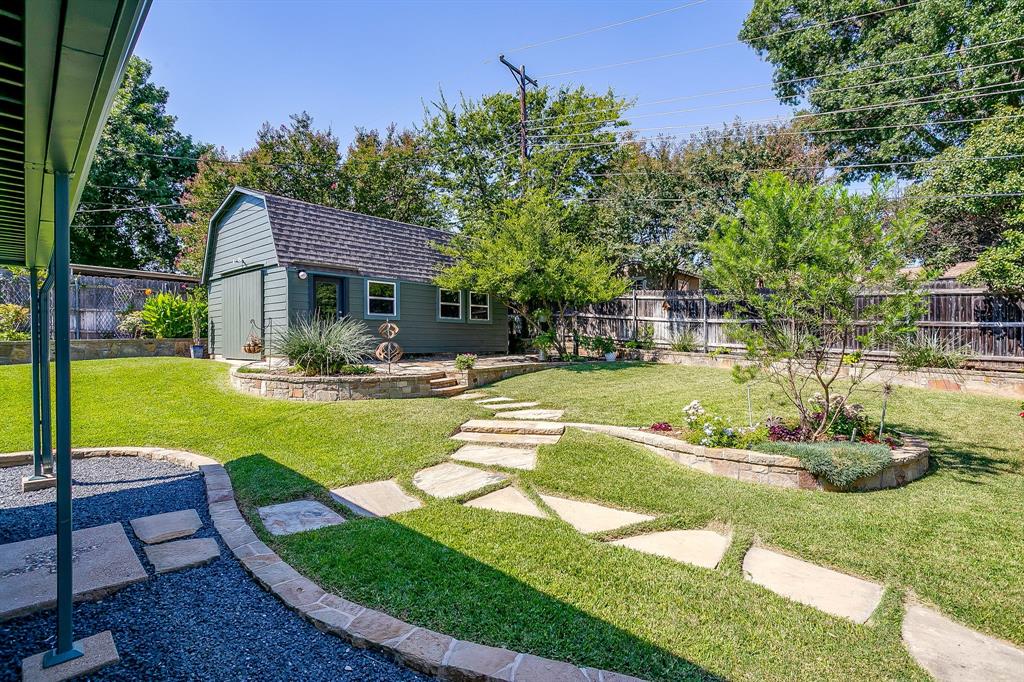 1816 Granada Road Fort Worth, TX 76116 - Photo 38 of 40 a view of a house with swimming pool and a yard