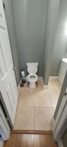 a bathroom with a toilet