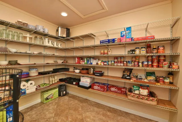 a view of storage and utility room