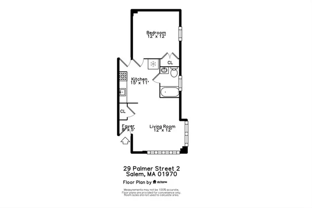 $1,950 | 29 Palmer Street, Unit 2, Salem, MA 01970
