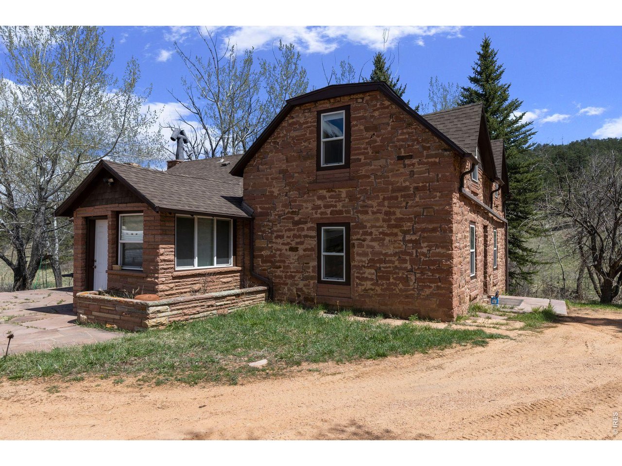 1312 Steamboat Valley Road Lyons, CO 80540 - Photo 11 of 38 West exterior of original homestead house