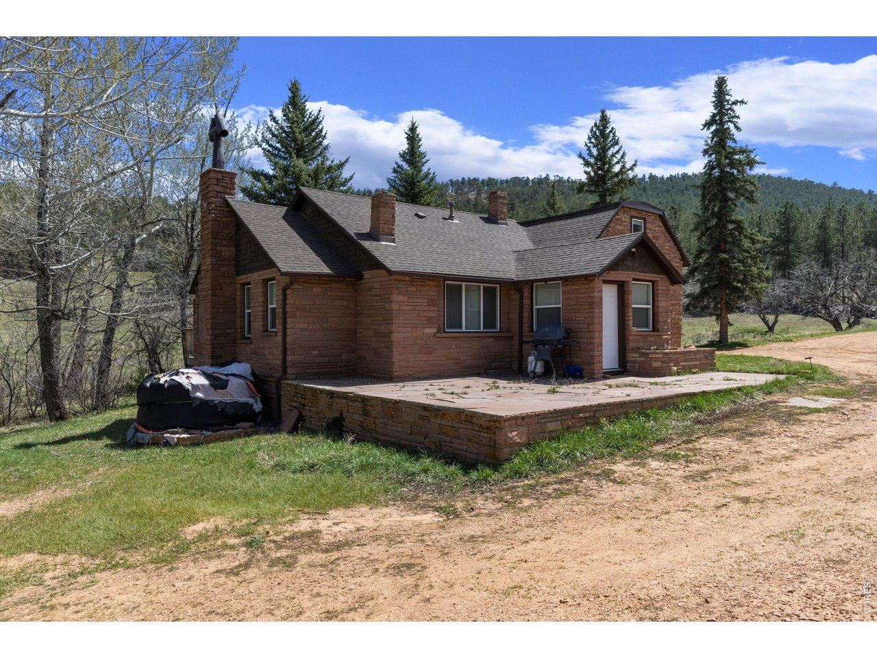 1312 Steamboat Valley Road Lyons, CO 80540 - Photo 12 of 38 Northeastern exterior of original homestead house