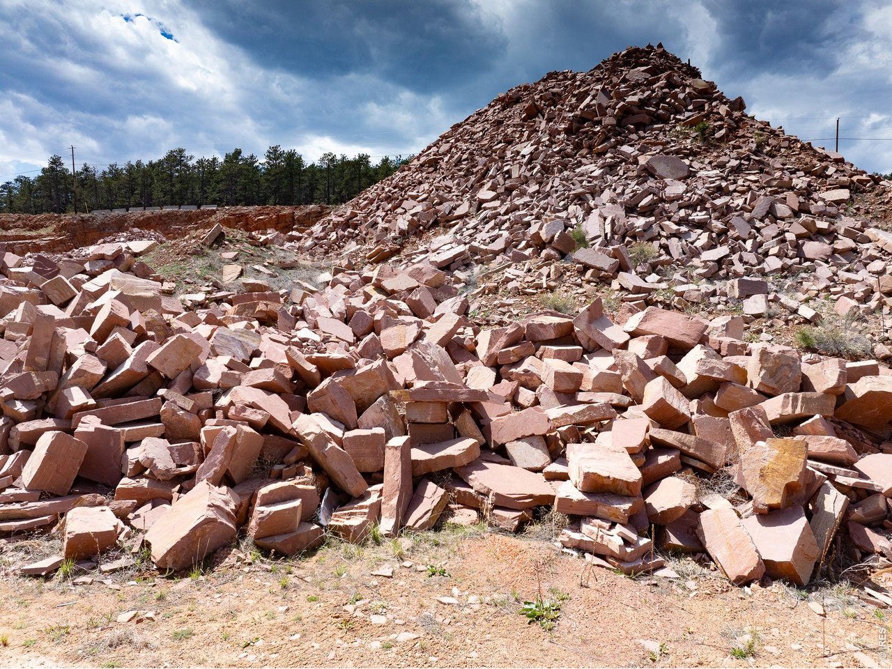 1312 Steamboat Valley Road Lyons, CO 80540 - Photo 38 of 38 Massive rock pile adjacent to north quarry