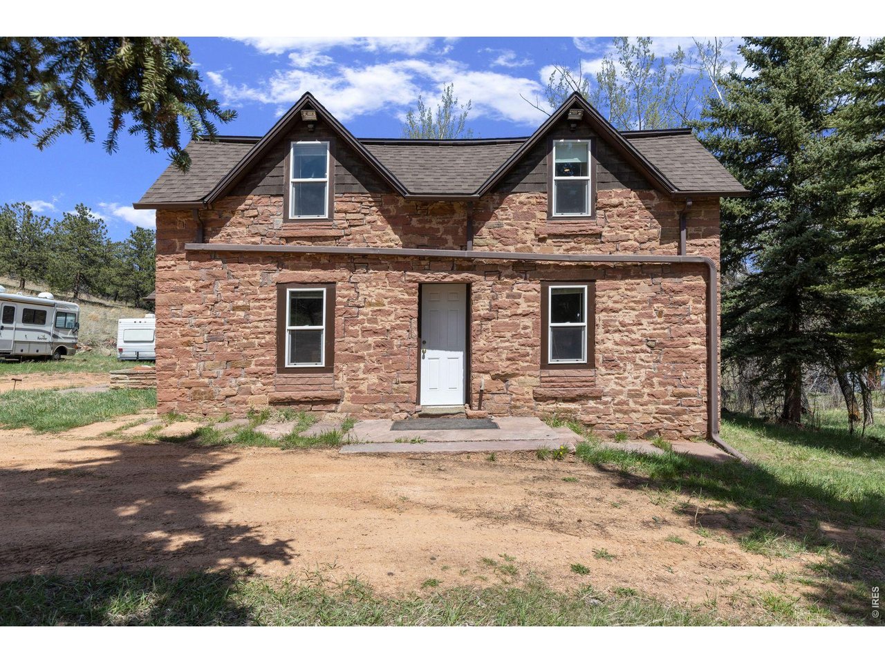 1312 Steamboat Valley Road Lyons, CO 80540 - Photo 9 of 38 Southwest exterior of original homestead house