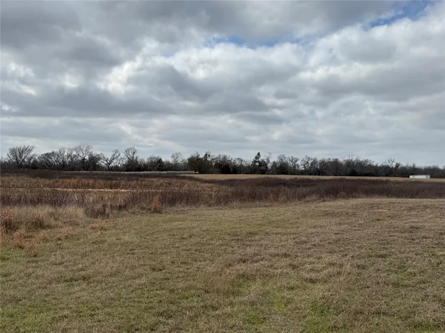 a view of a lake from a yard