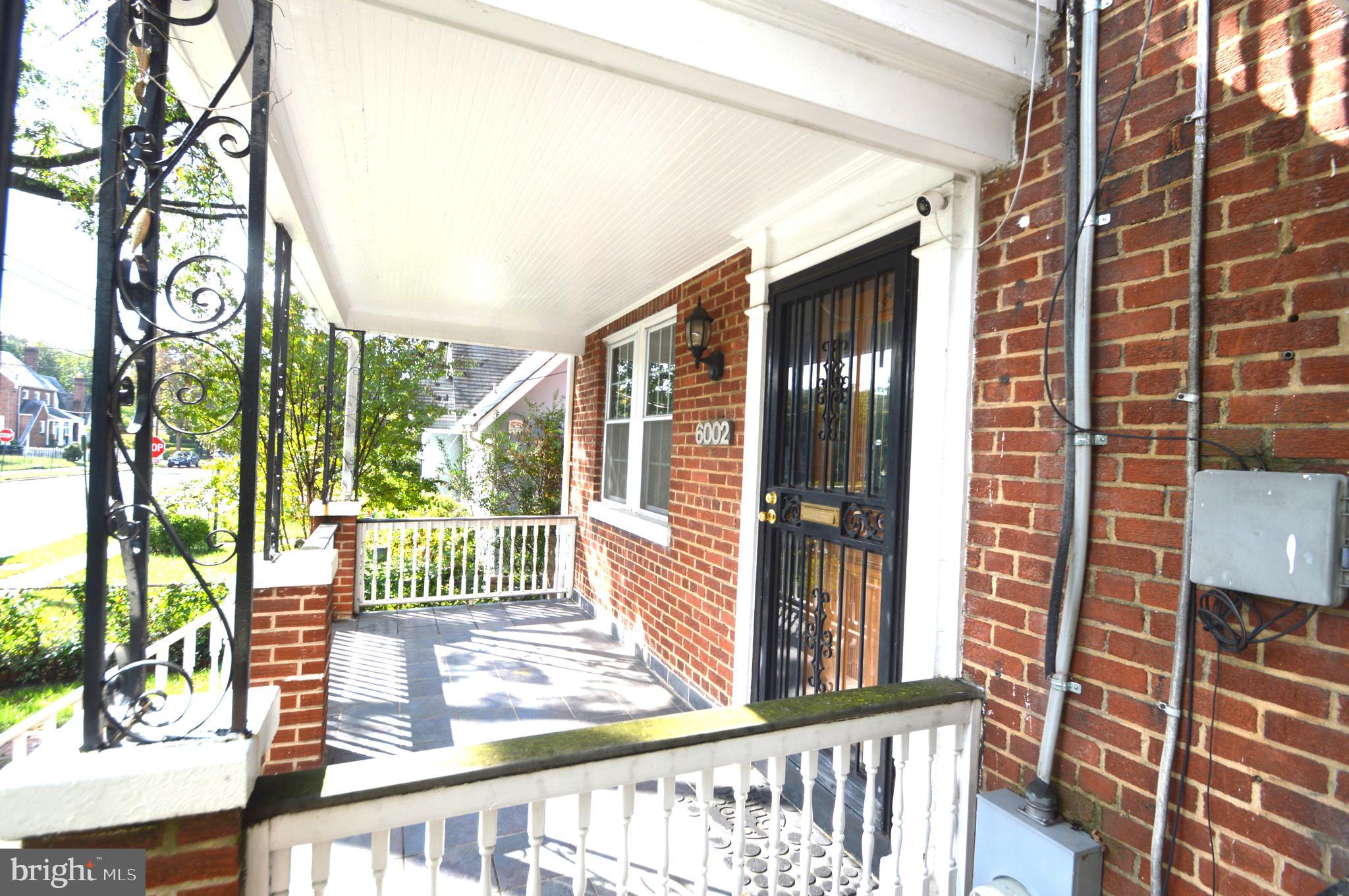 6002 3rd Street Northwest Washington, DC 20011 - Photo 61 of 71 Front Porch