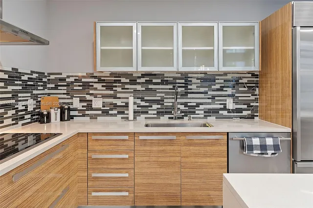 a stove top oven sitting inside of a kitchen