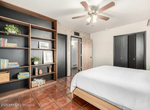 a view of a livingroom with a flat screen tv