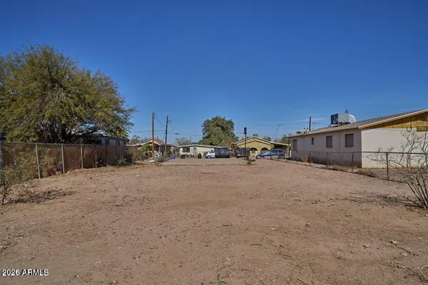 a house with a road