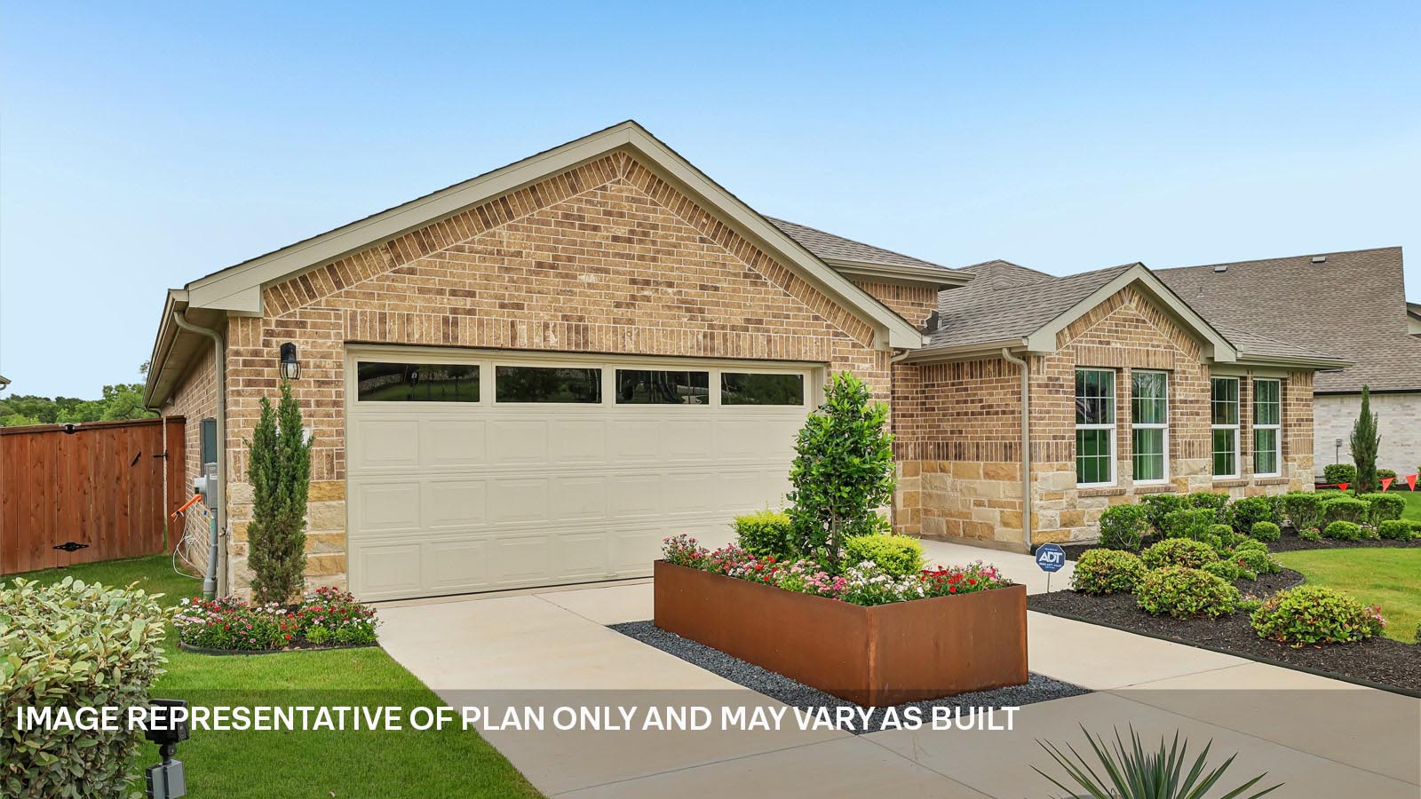 244 Rivers Edge Drive Georgetown, TX 78628 - Photo 3 of 37 front view of a house with potted plants