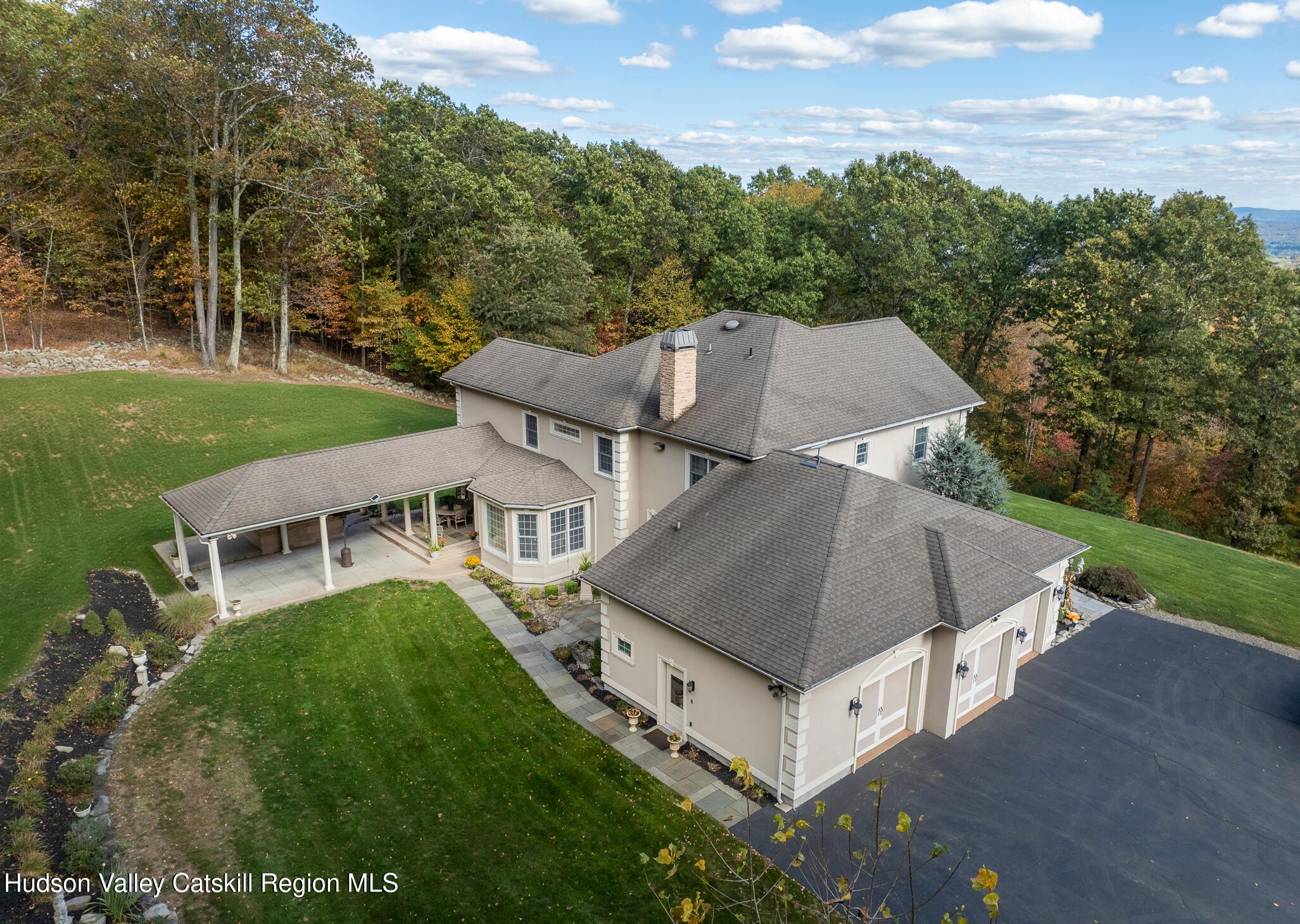 46 Idlewild Road Marlboro, NY 12542 - Photo 23 of 31 a aerial view of a house with a yard