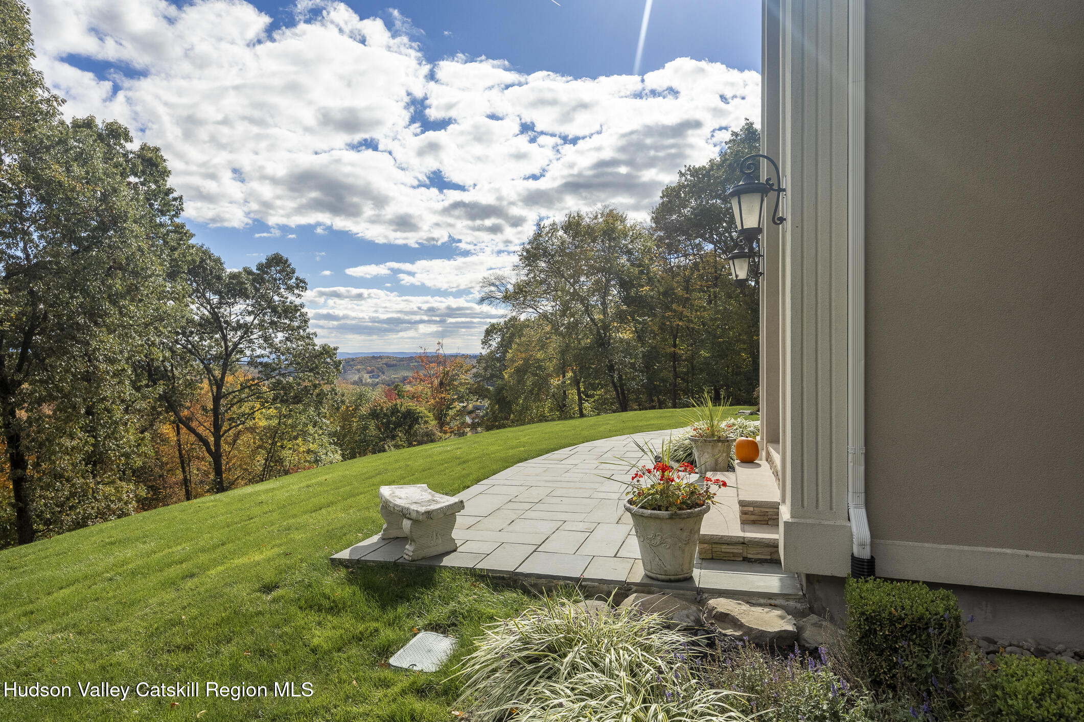 46 Idlewild Road Marlboro, NY 12542 - Photo 26 of 31 a view of a fountain in the backyard of the house