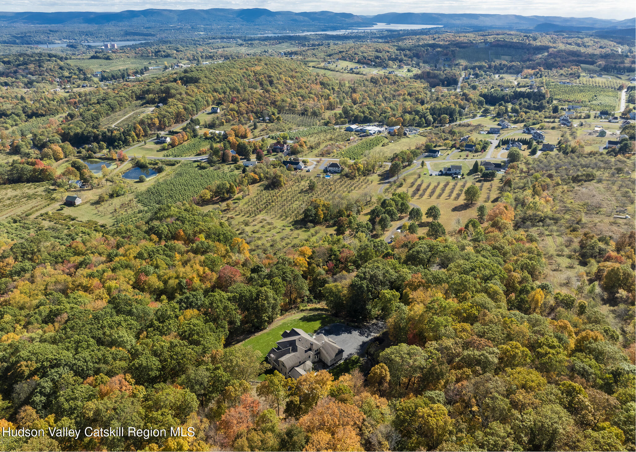46 Idlewild Road Marlboro, NY 12542 - Photo 28 of 31 an aerial view of residential houses with outdoor space and trees