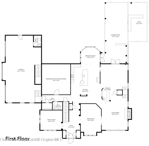 a picture of a floor plan