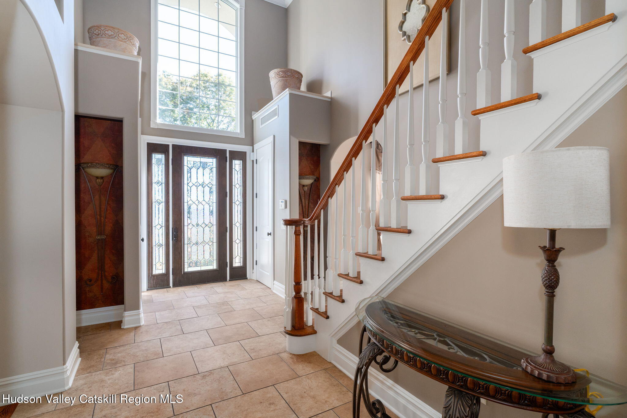 46 Idlewild Road Marlboro, NY 12542 - Photo 3 of 31 a view of entryway with wooden floor and stairs