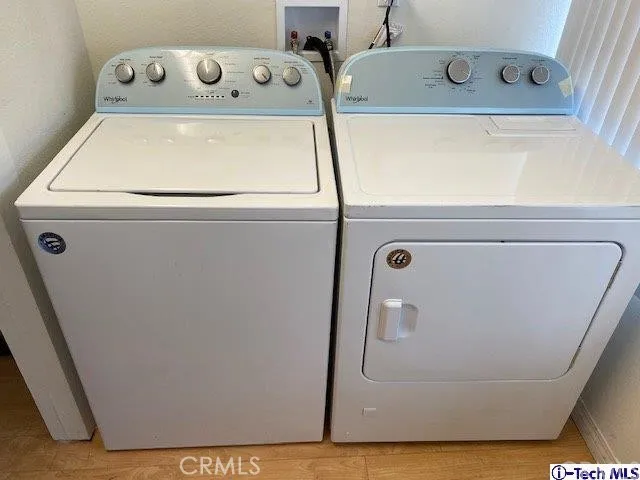 a view of washer and dryer