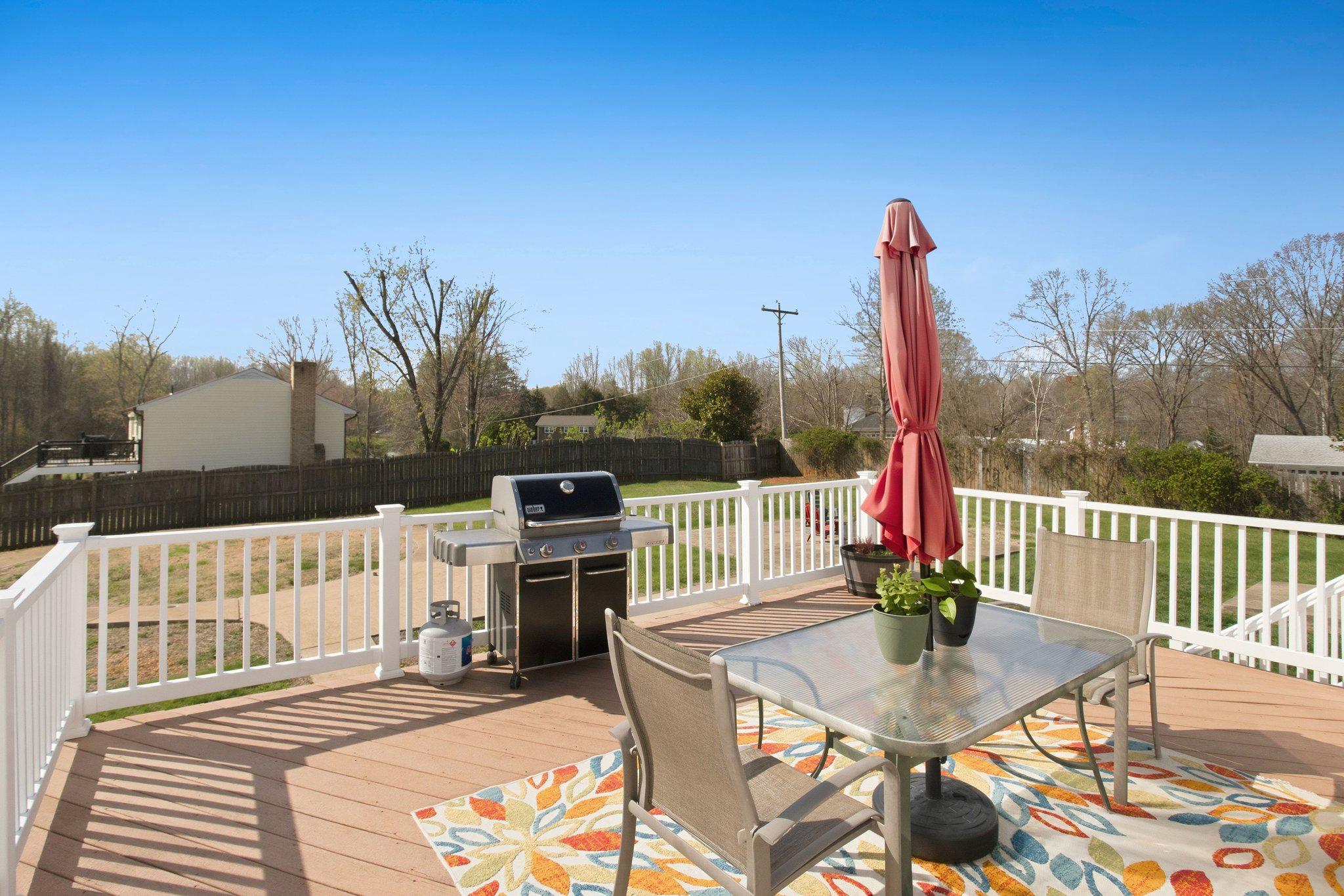 331 Joshua Road Stafford, VA 22556 - Photo 31 of 38 Sunny deck with views of large yard.