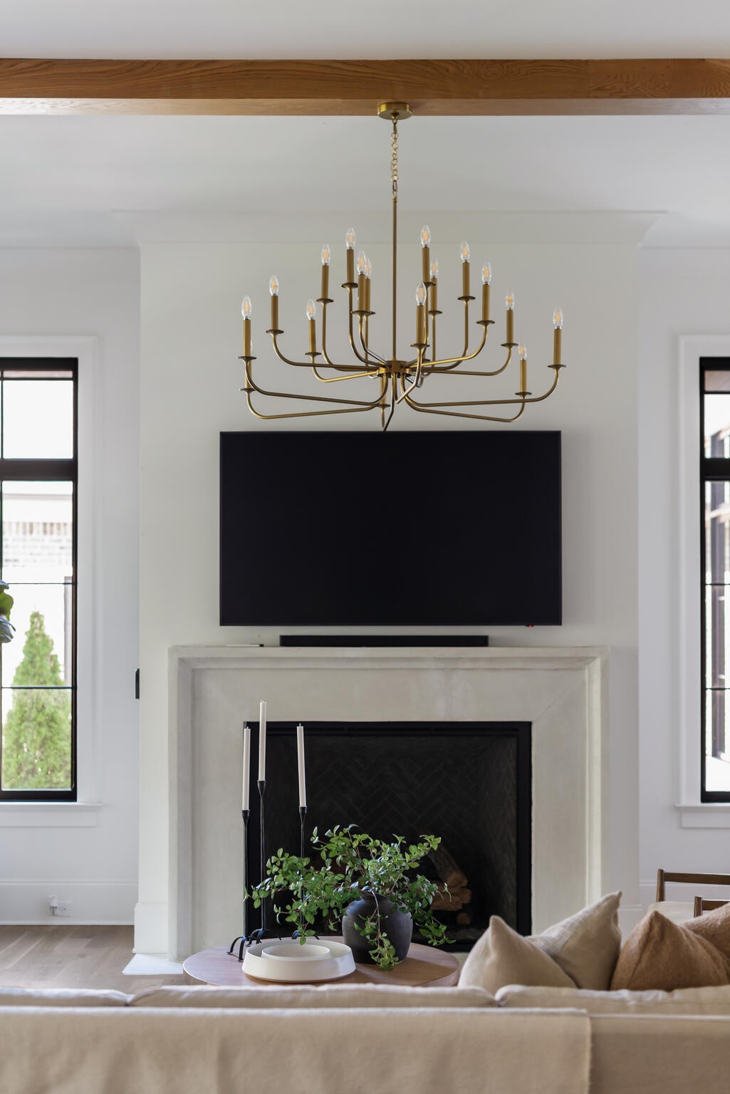 9021 Passiflora College Grove, TN 37046 - Photo 18 of 84 a living room with furniture and a fireplace