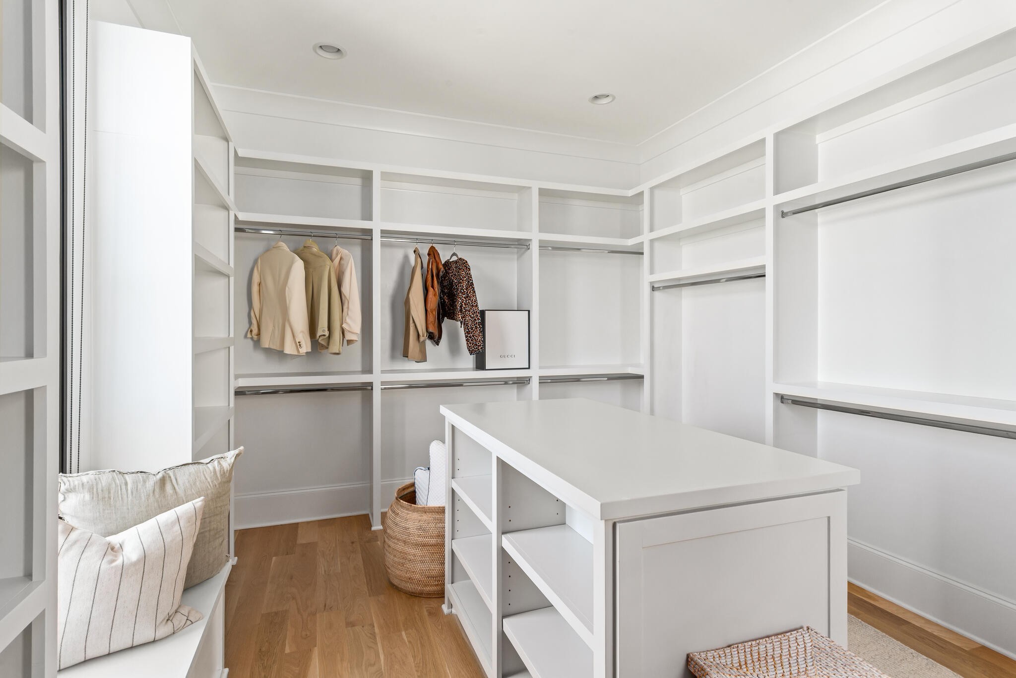 9021 Passiflora College Grove, TN 37046 - Photo 49 of 84 a view of walk in closet with clothes and shoes