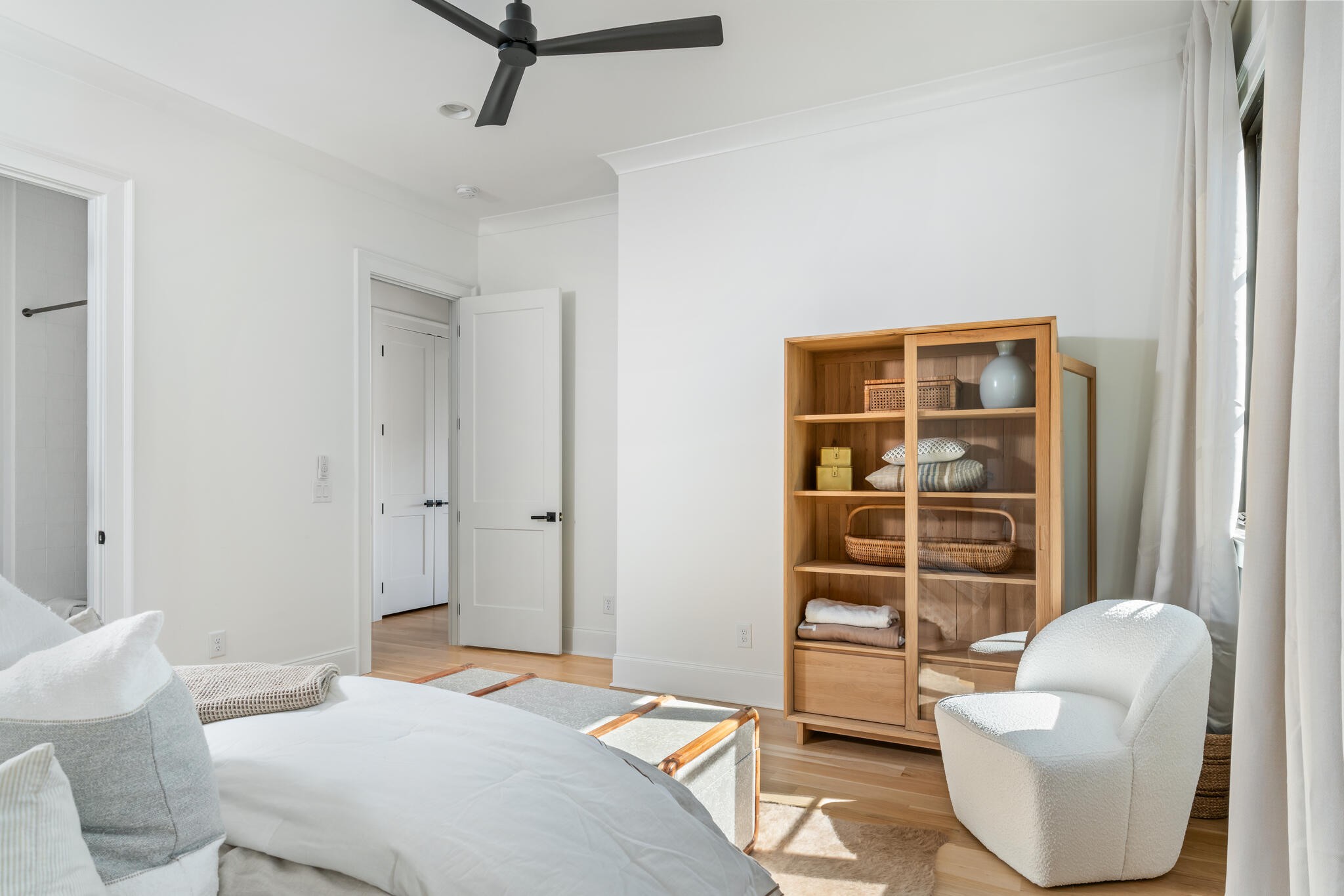 9021 Passiflora College Grove, TN 37046 - Photo 63 of 84 a bedroom with a bed and a chair