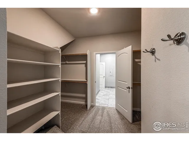 a view of closet area