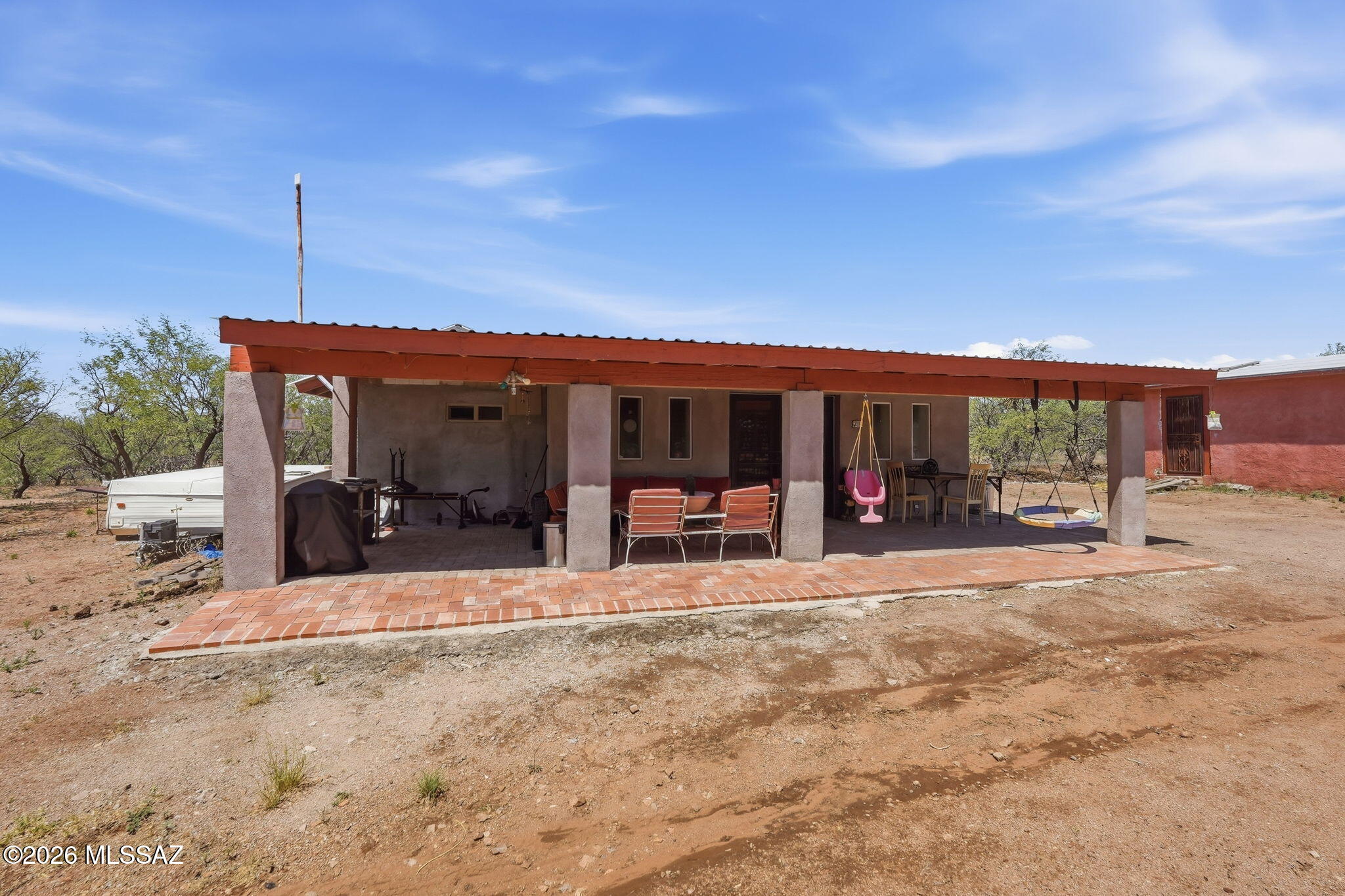 16315 West Ili Teka Road Arivaca, AZ 85601 - Photo 13 of 44 Front patio