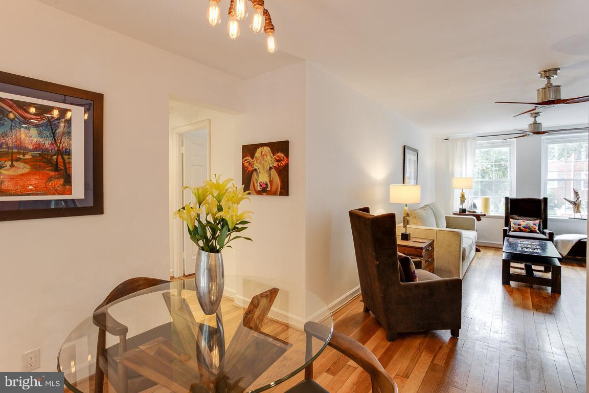 4914 29th Road South, Unit A2 Arlington, VA 22206 - Photo 10 of 30 a living room with furniture and wooden floor