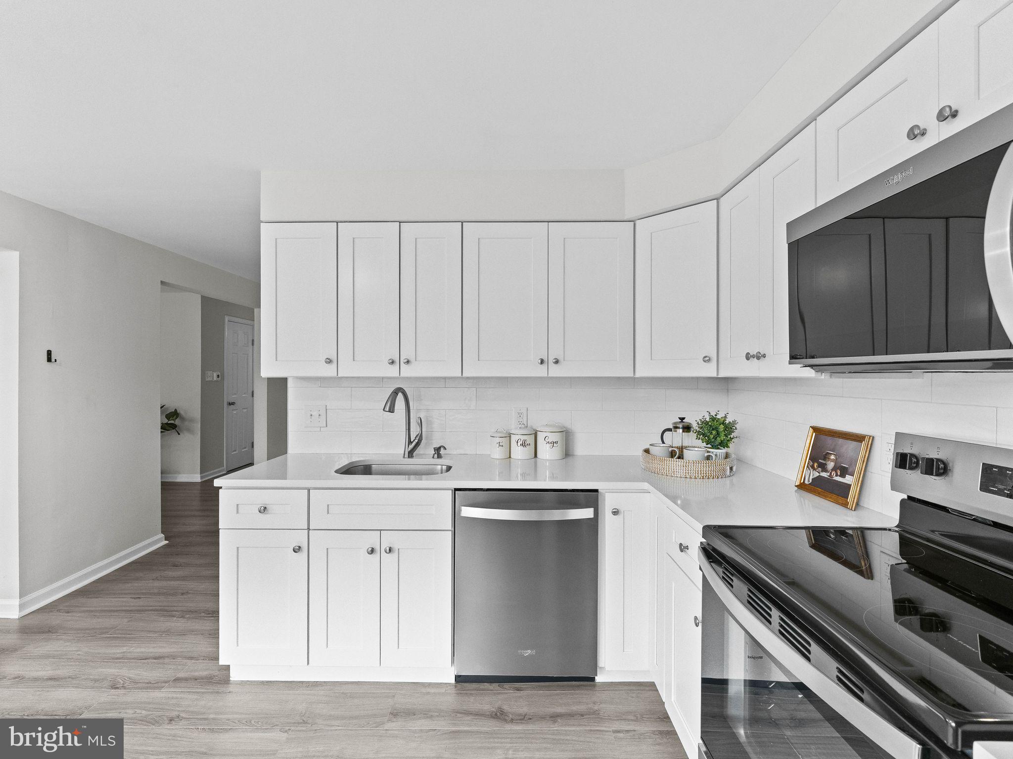 166 Pearl Croft Road Cherry Hill, NJ 08034 - Photo 10 of 34 Modern kitchen with sleek finishes.