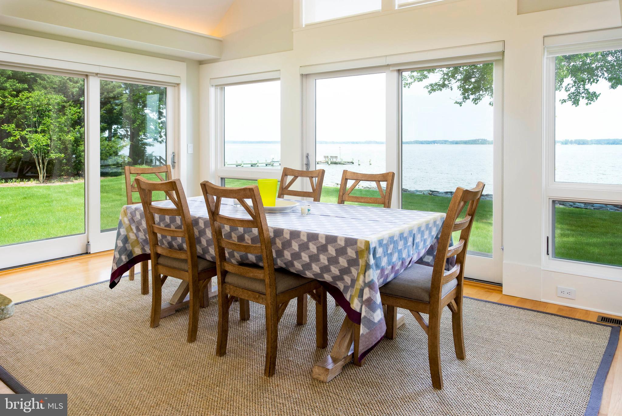 1439 Chancellor Point Road Trappe, MD 21673 - Photo 27 of 47 Eat in kitchen/dining w/views of the River