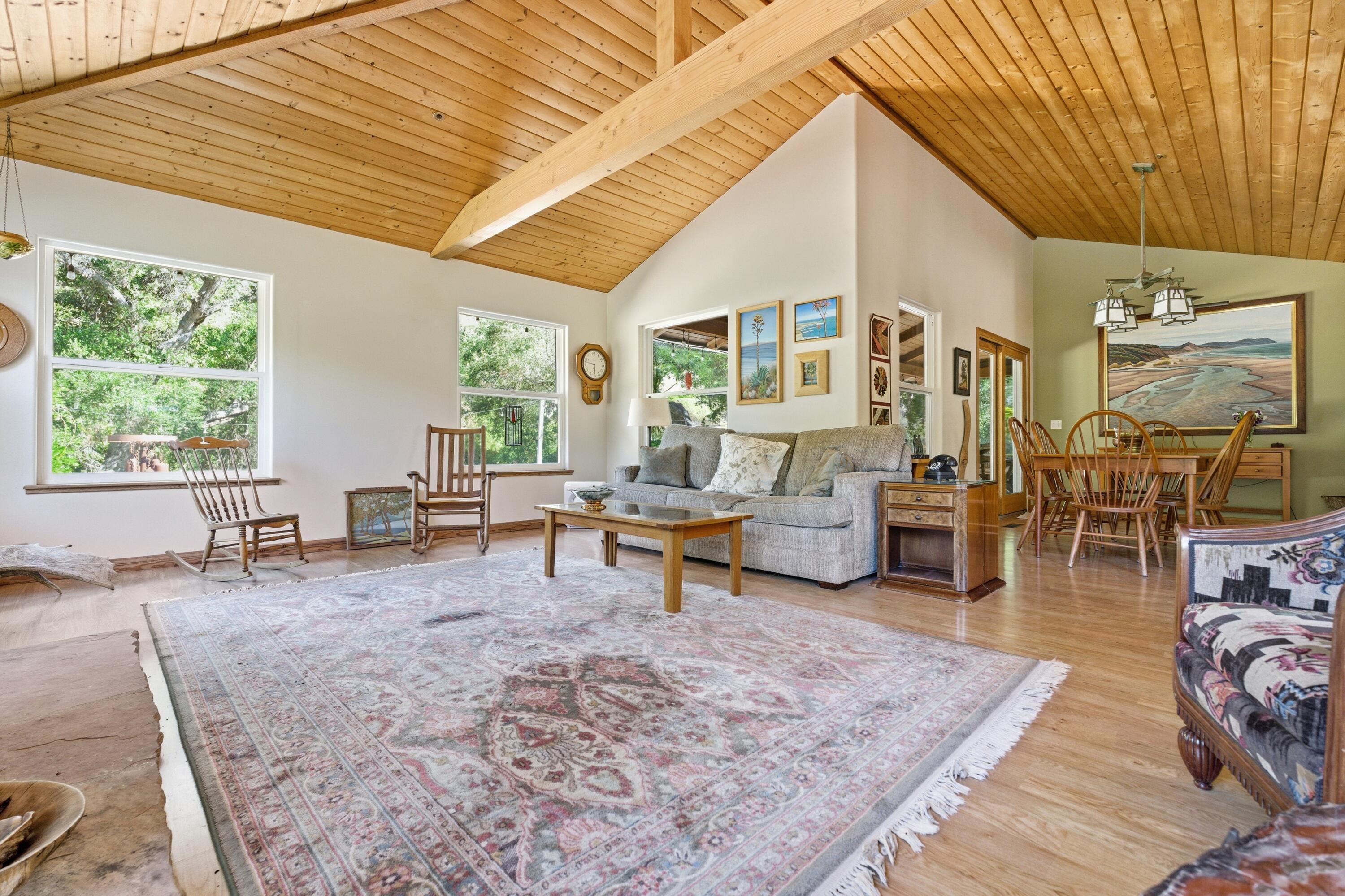1743 San Marcos Pass Road Santa Barbara, CA 93105 - Photo 5 of 56 Living Room - Dining Room