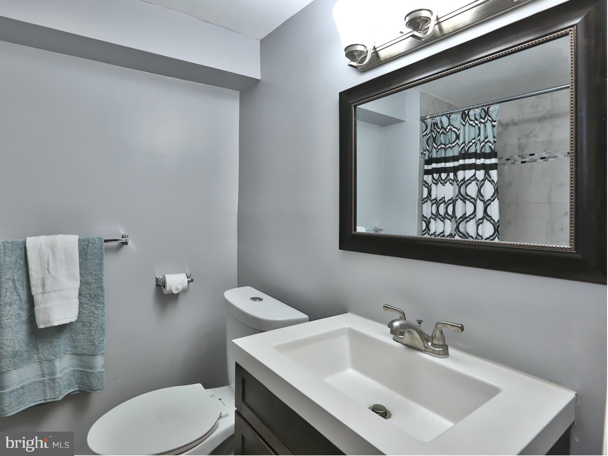 1201 Gleneagle Road Baltimore, MD 21239 - Photo 24 of 30 Full Bath On Lower Level WIth Custom Vanity & Tile