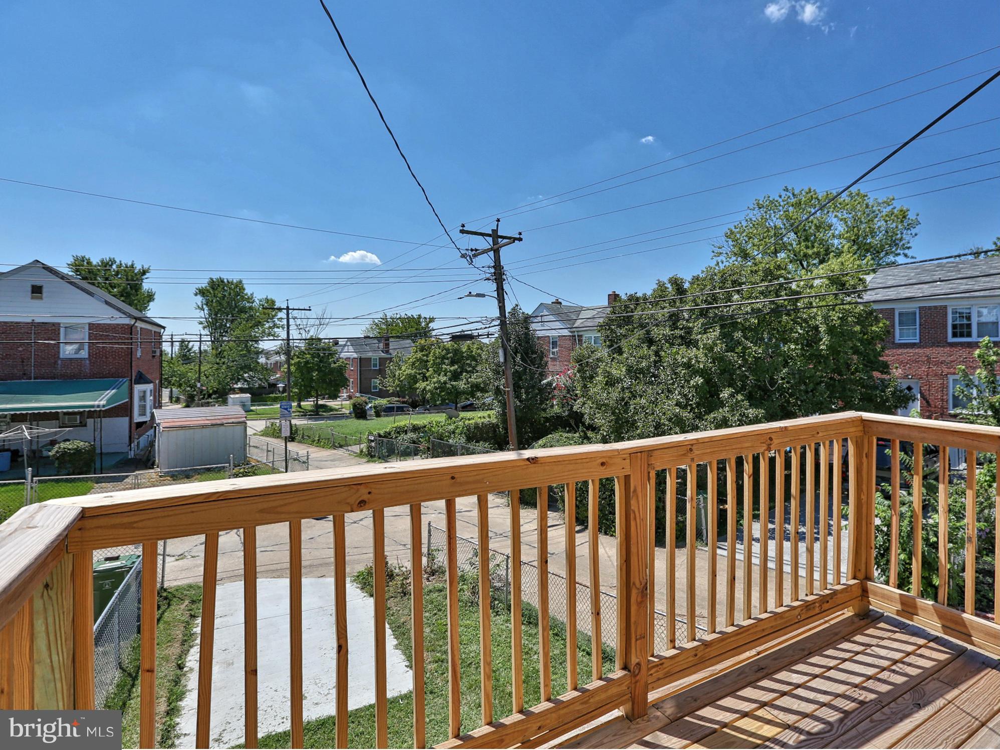 1201 Gleneagle Road Baltimore, MD 21239 - Photo 25 of 30 Rear Deck With A View!
