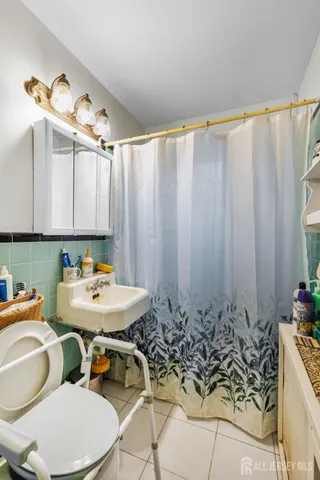 a room with a table and chairs