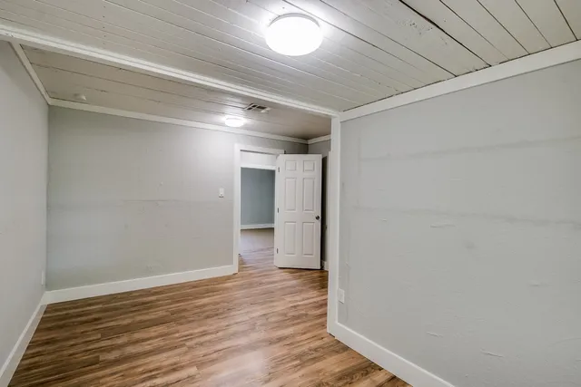 a view of an empty room