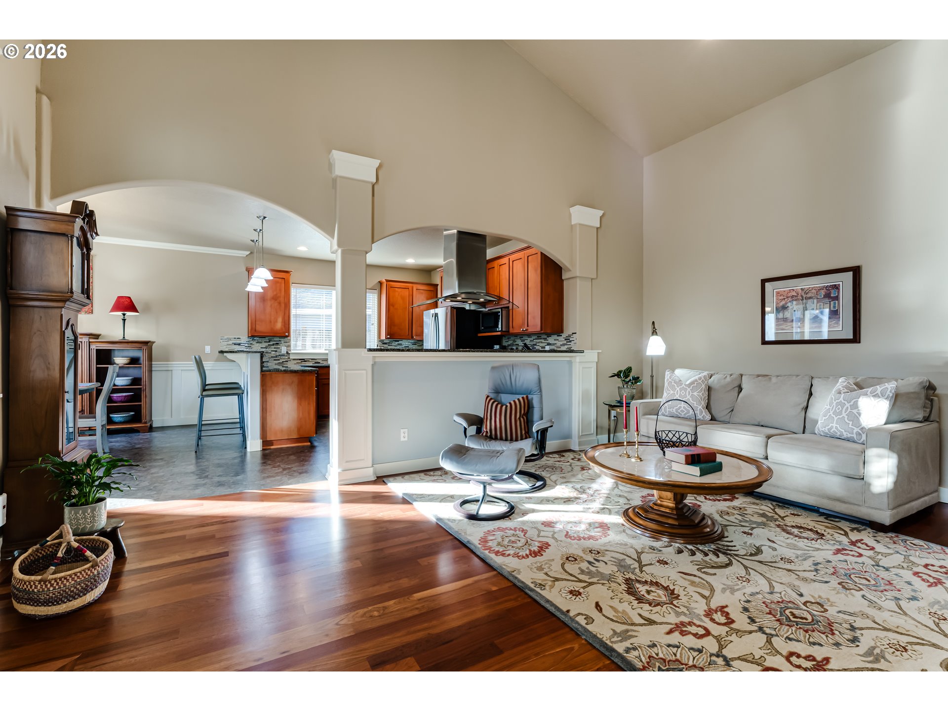 90 Daniel Drive Eugene, OR 97404 - Photo 9 of 48 a living room with furniture and a wooden floor