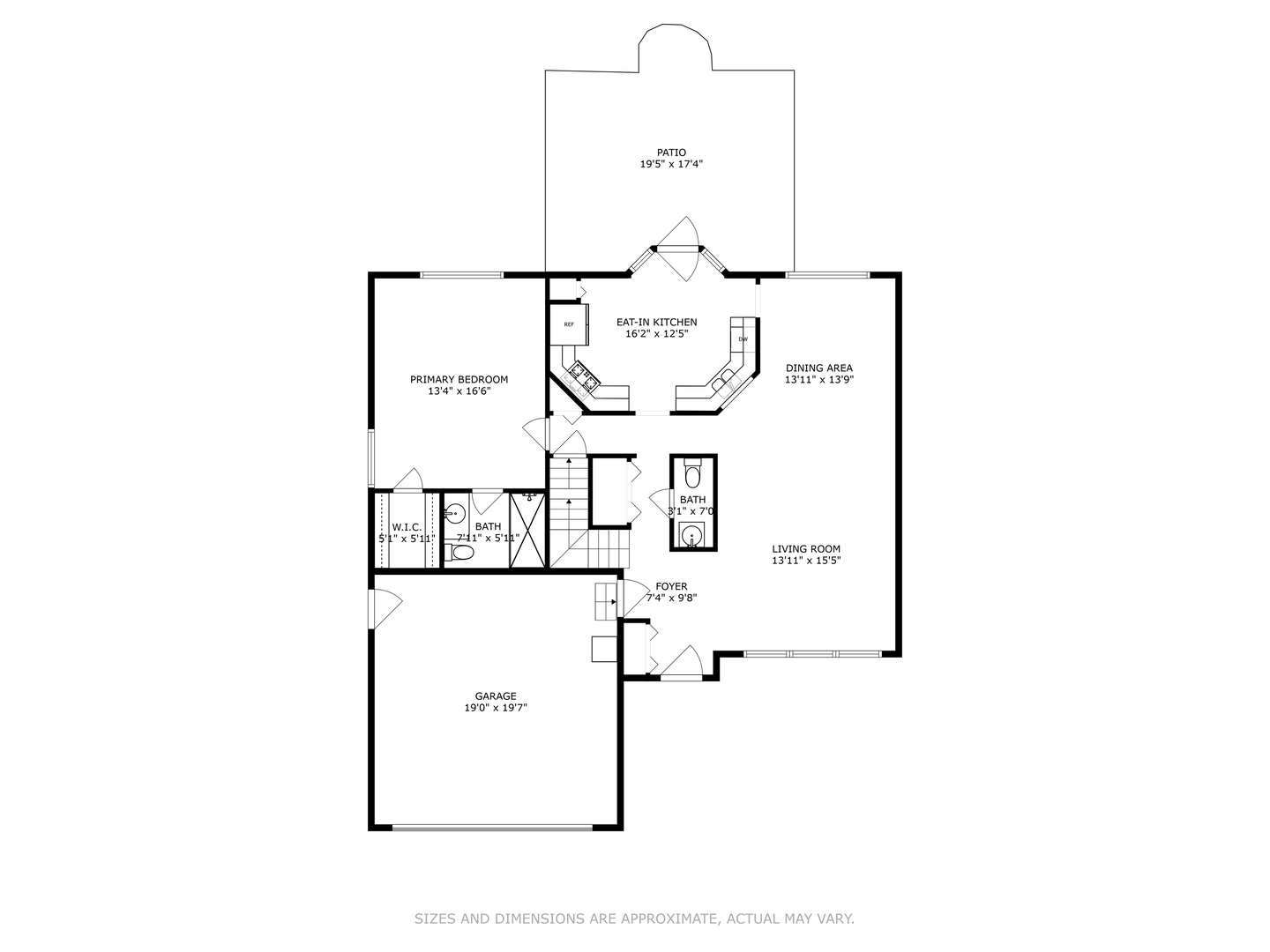1039 Willow Bay Elgin, IL 60123 - Photo 29 of 30 a picture of floor plan
