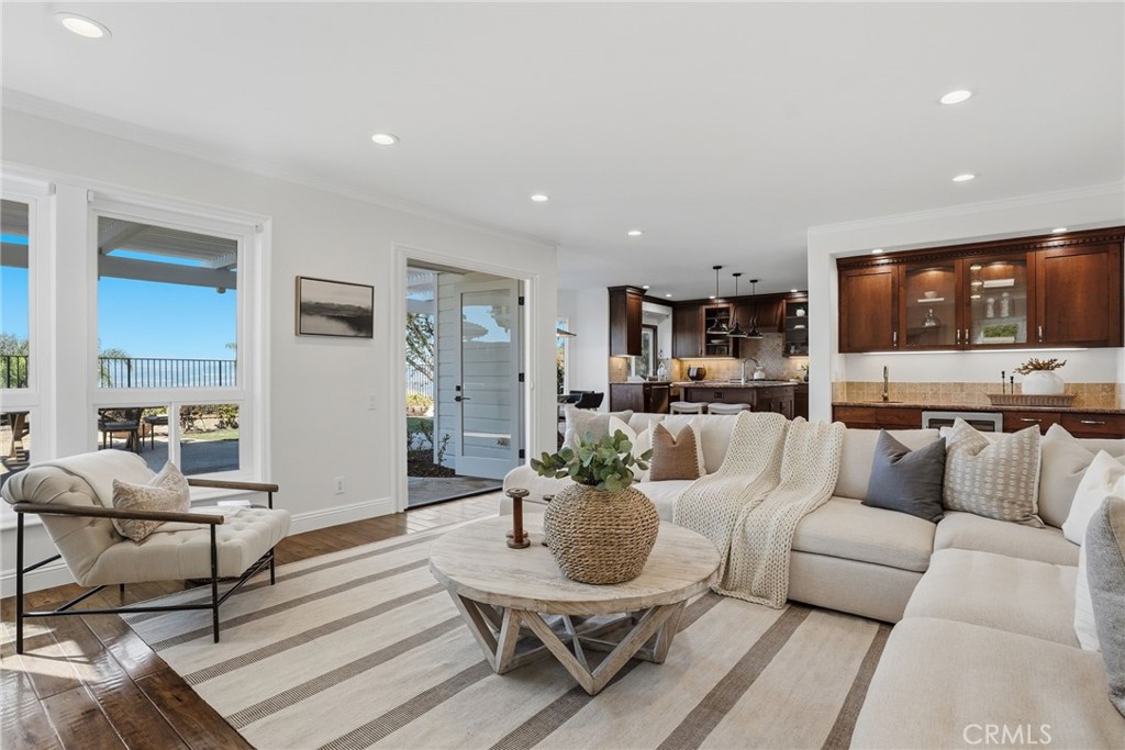 2796 North Meredith Street Orange, CA 92867 - Photo 15 of 55 Family Room opens to wet bar, breakfast nook and kitchen.