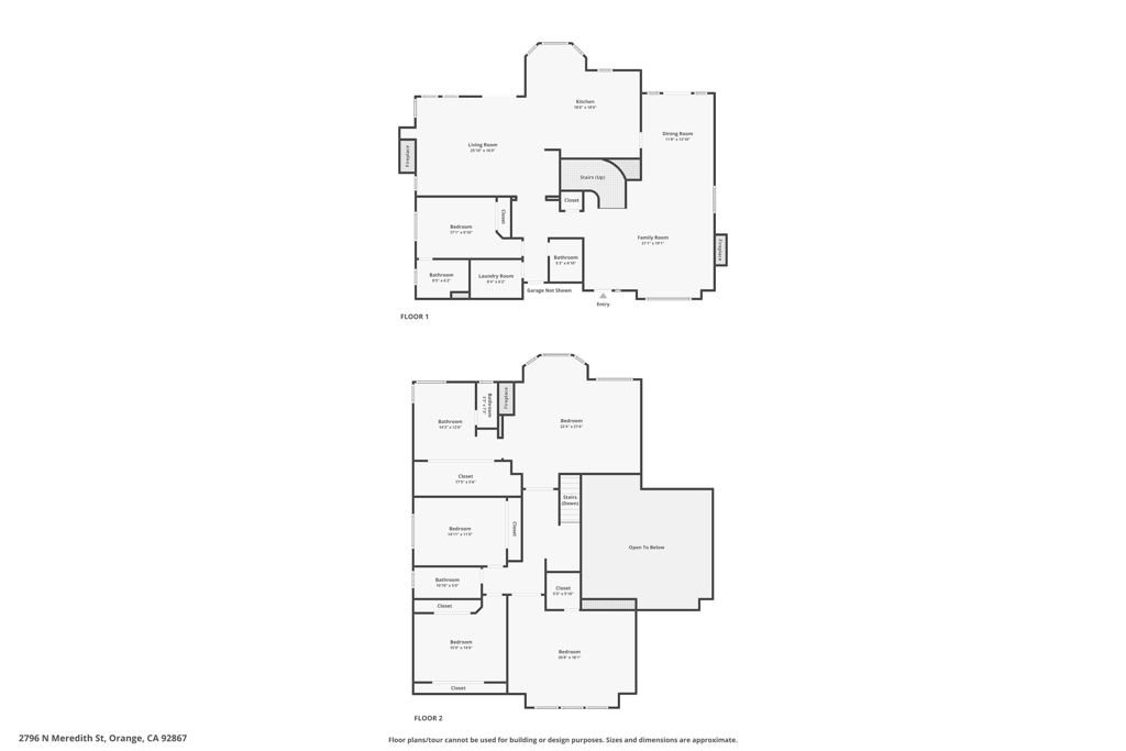 2796 North Meredith Street Orange, CA 92867 - Photo 55 of 55 Floor plan