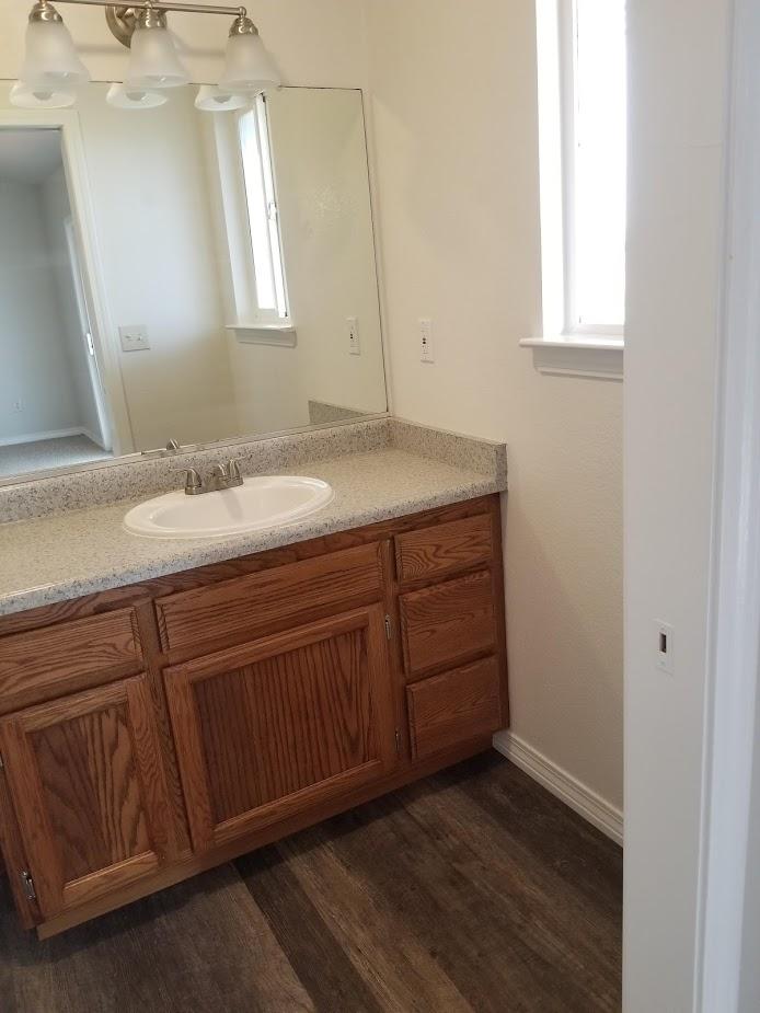 23135 Kindlespire Road Proberta, CA 96078 - Photo 13 of 33 a bathroom with a sink and a mirror