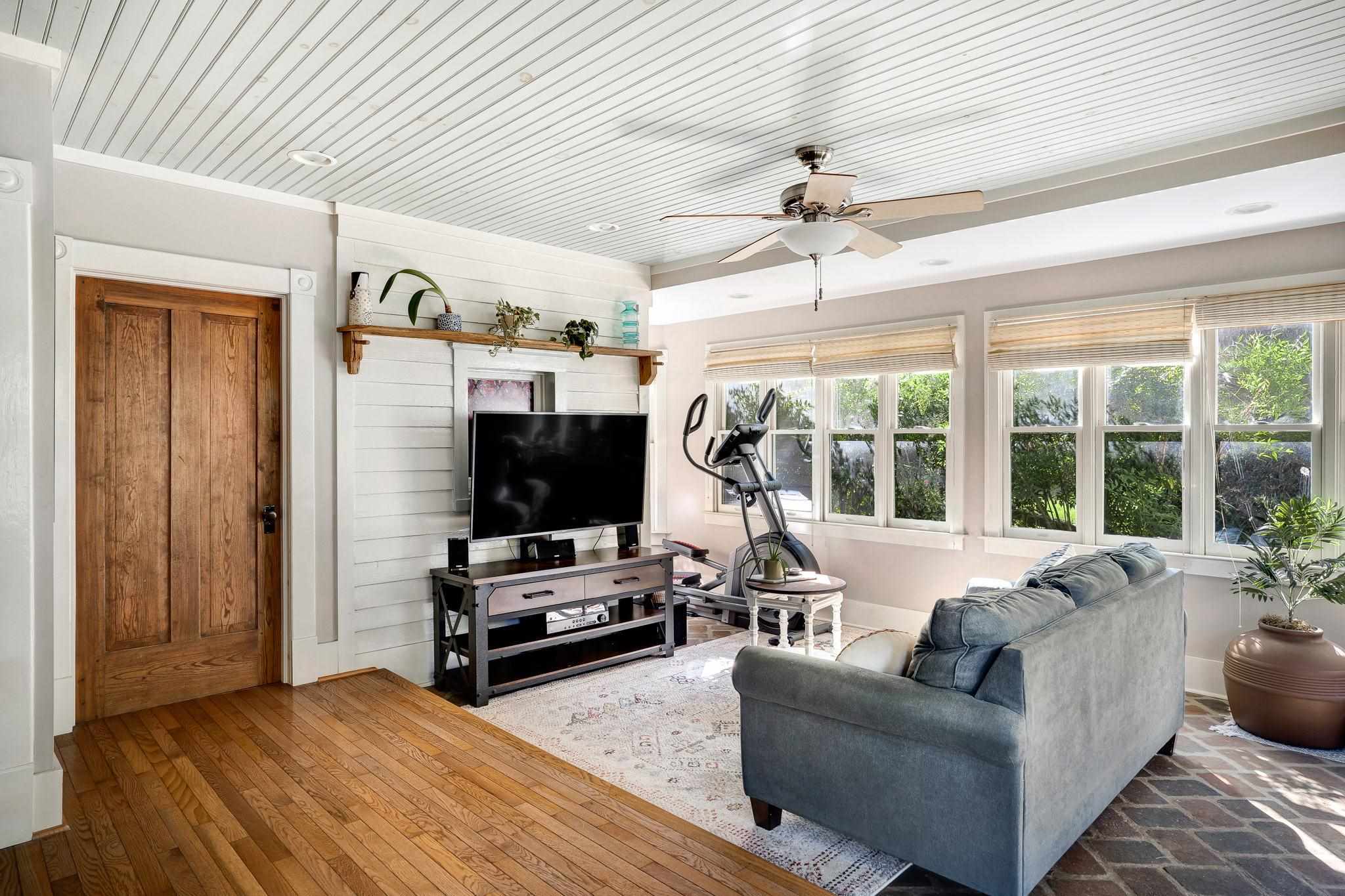 5979 Back Road Woodstock, VA 22664 - Photo 21 of 49 a living room with furniture and a flat screen tv