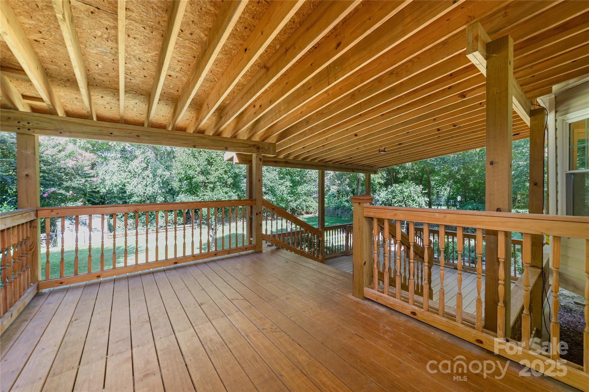 200 Sidney Court Monroe, NC 28110 - Photo 14 of 18 a view of a balcony with wooden floor