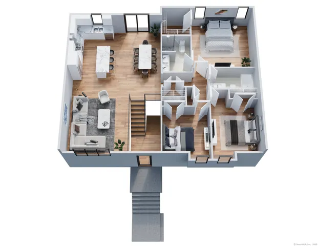 a picture of a floor plan