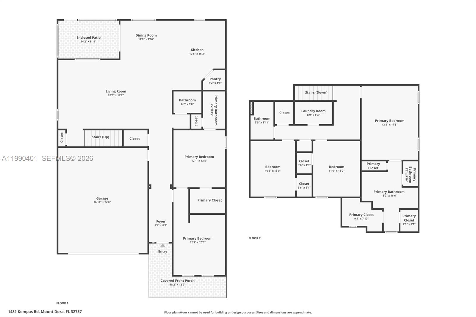 1481 Kempas Road Mount Dora, FL 32757 - Photo 30 of 32 First and second floor