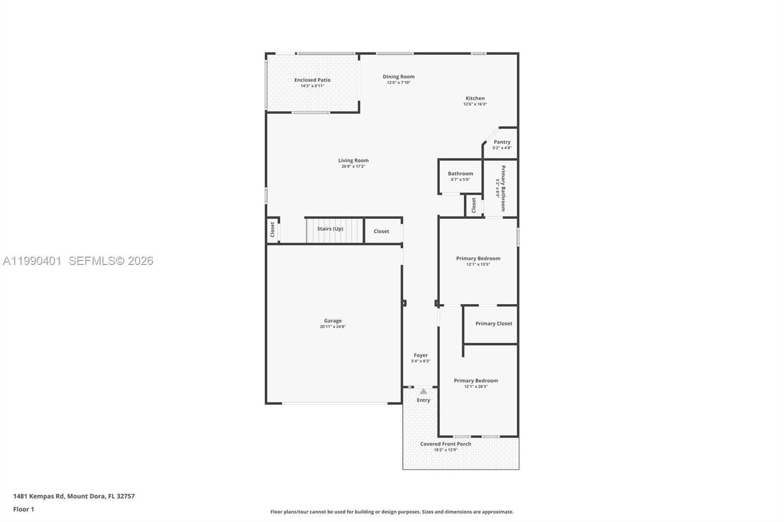 1481 Kempas Road Mount Dora, FL 32757 - Photo 32 of 32 Downstairs-first floor