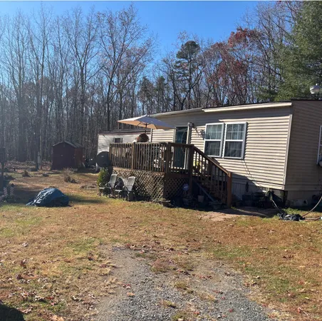 a view of a house with a patio