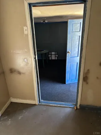 a view of front door