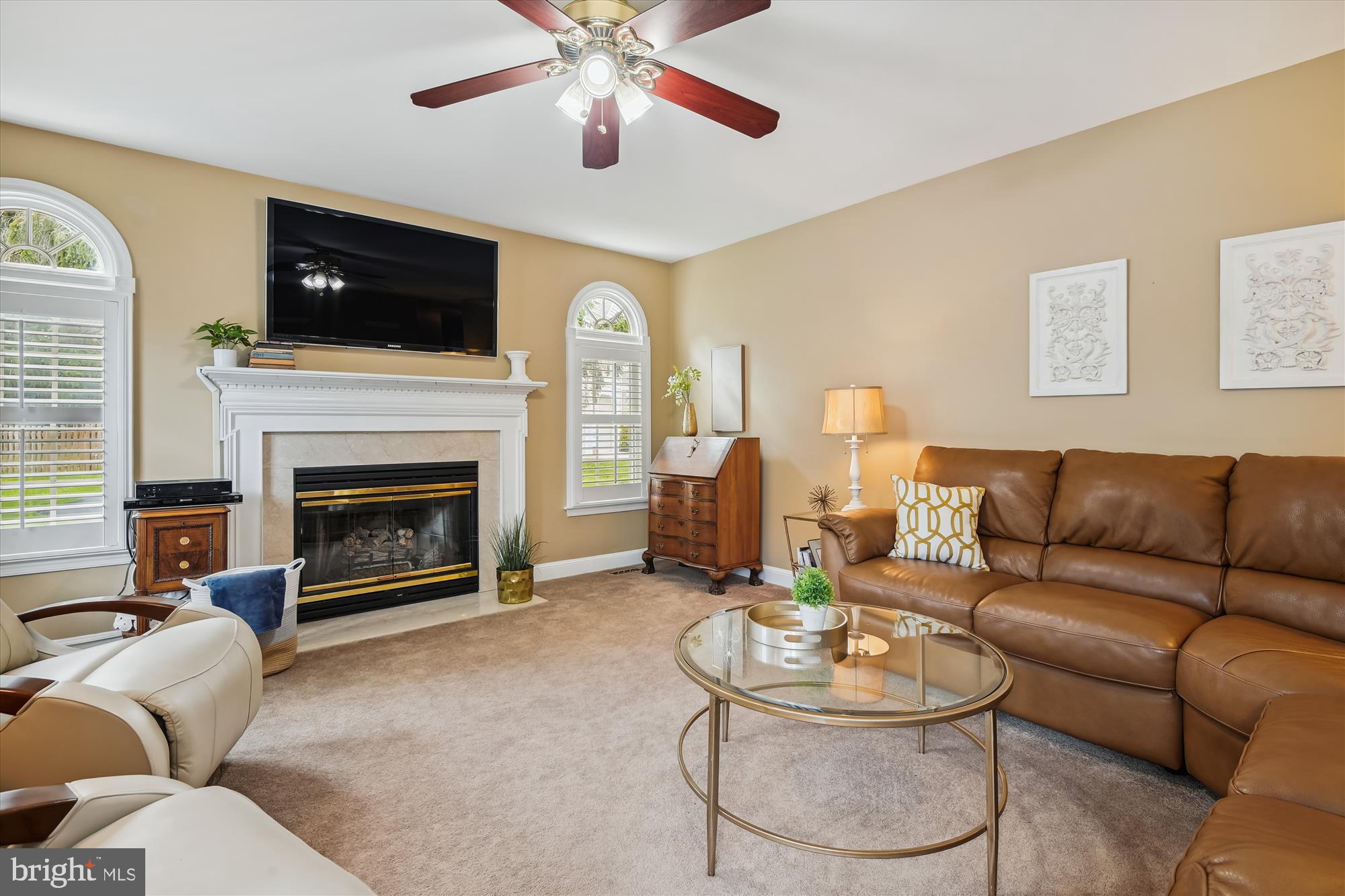 6509 Apple Blossom Ride Columbia, MD 21044 - Photo 18 of 78 GAS F/P W/ CUSTOM MANTEL & MARBLE SURROUND