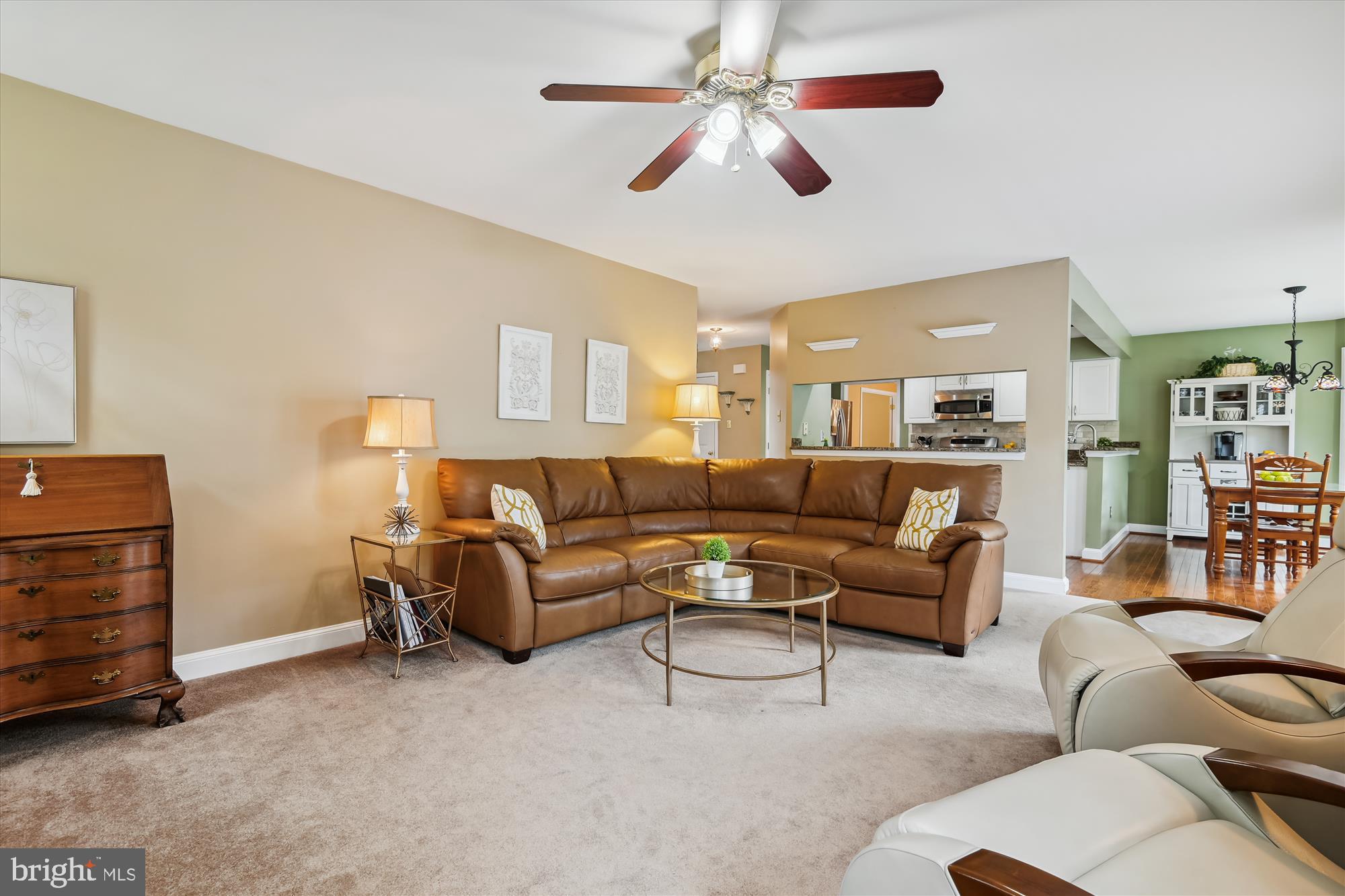 6509 Apple Blossom Ride Columbia, MD 21044 - Photo 19 of 78 CEILING FAN W/ LIGHT & NEUTRAL CARPETING