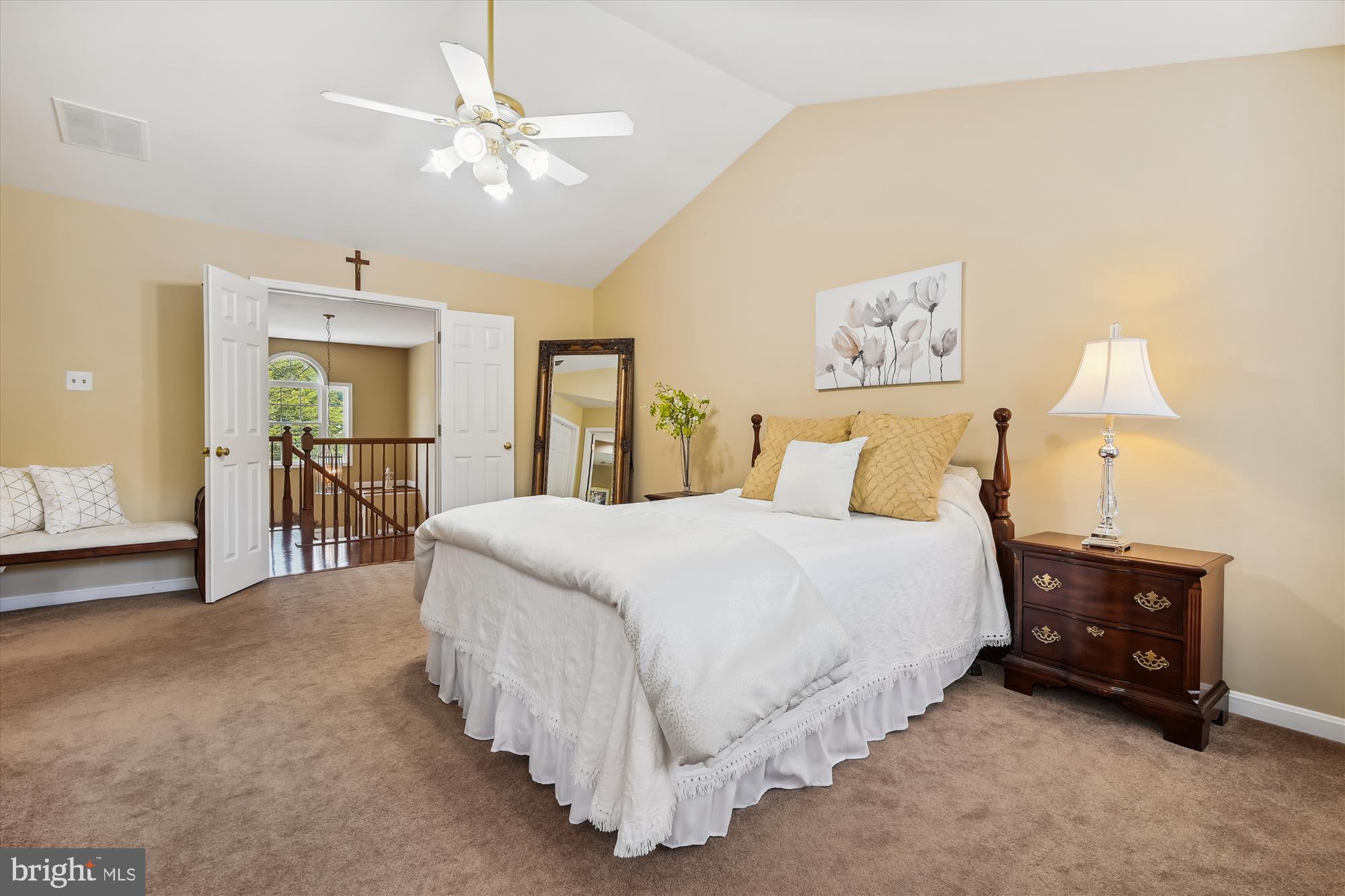 6509 Apple Blossom Ride Columbia, MD 21044 - Photo 32 of 78 VAULTED CEILING & CEILING FAN W/ LIGHT